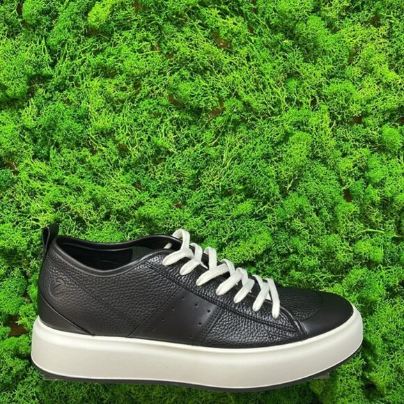 ECCO Street Ace Men's Leather Sneakes - Picture 3 of 5